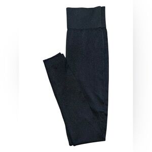 🟣Sofra Black Leggings – One Size (Fits S–XL)